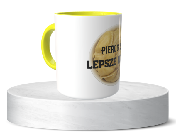 Świąteczny Kubek na Święta - Pierogi są lepsze niż Ty - obrazek 6